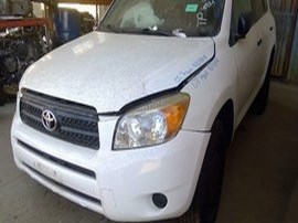 2007 TOYOTA RAV4 WHITE 2.4 AT 2WD.  Z24858